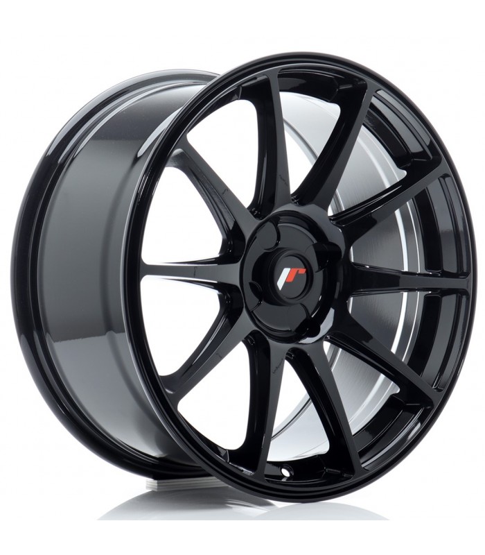 JR Wheels JR11 18x8,5 ET20-40 4H Blank Gloss Black