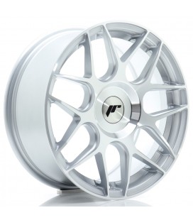 JR Wheels JR18 16x7 ET20-35 BLANK Silver Machined Face