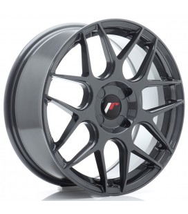 JR Wheels JR18 17x7 ET20-40 4H BLANK Hyper Gray