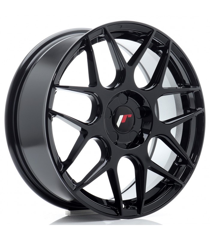 JR Wheels JR18 17x7 ET20-40 5H BLANK Gloss Black