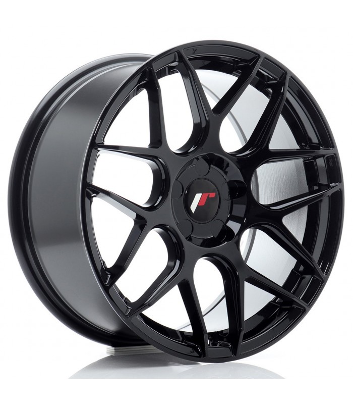 JR Wheels JR18 17x8 ET20-35 5H BLANK Gloss Black