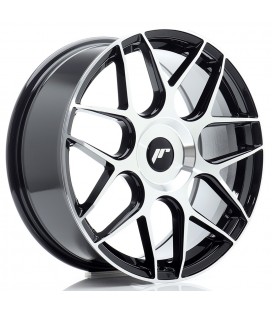 JR Wheels JR18 18x7,5 ET20-40 BLANK Black Machined Face