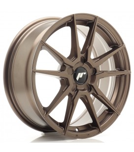 JR Wheels JR21 17x7 ET20-40 5H BLANK Matt Bronze