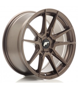 JR Wheels JR21 17x8 ET20-35 5H BLANK Matt Bronze