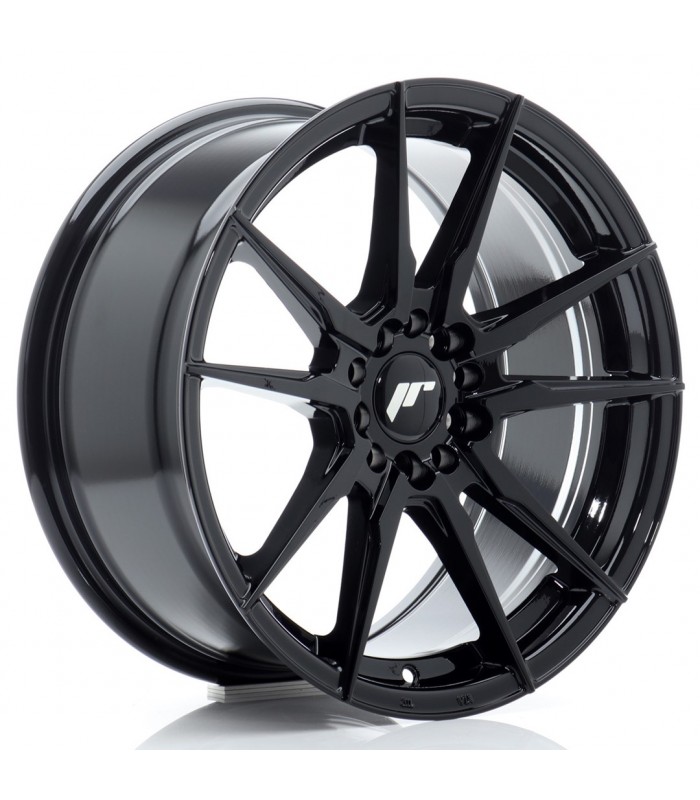 JR Wheels JR21 17x8 ET35 4x100/114 Gloss Black