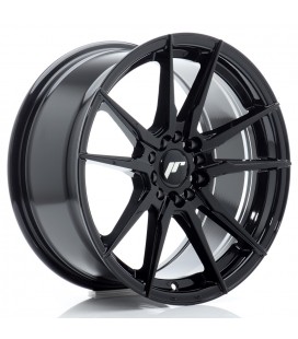 JR Wheels JR21 17x8 ET35 5x108/112 Gloss Black