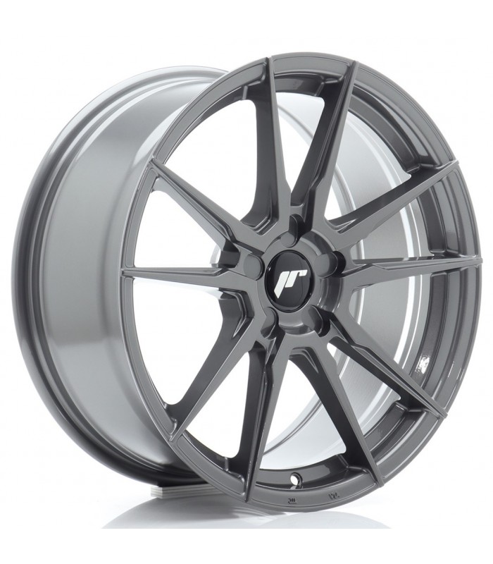 JR Wheels JR21 18x8 ET20-40 5H BLANK Hyper Gray