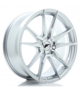 JR Wheels JR21 19x8 ET20-40 5H BLANK Silver Machined Face