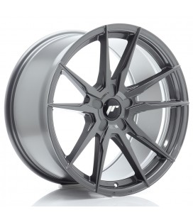 JR Wheels JR21 19x9 ET20-40 5H BLANK Hyper Gray