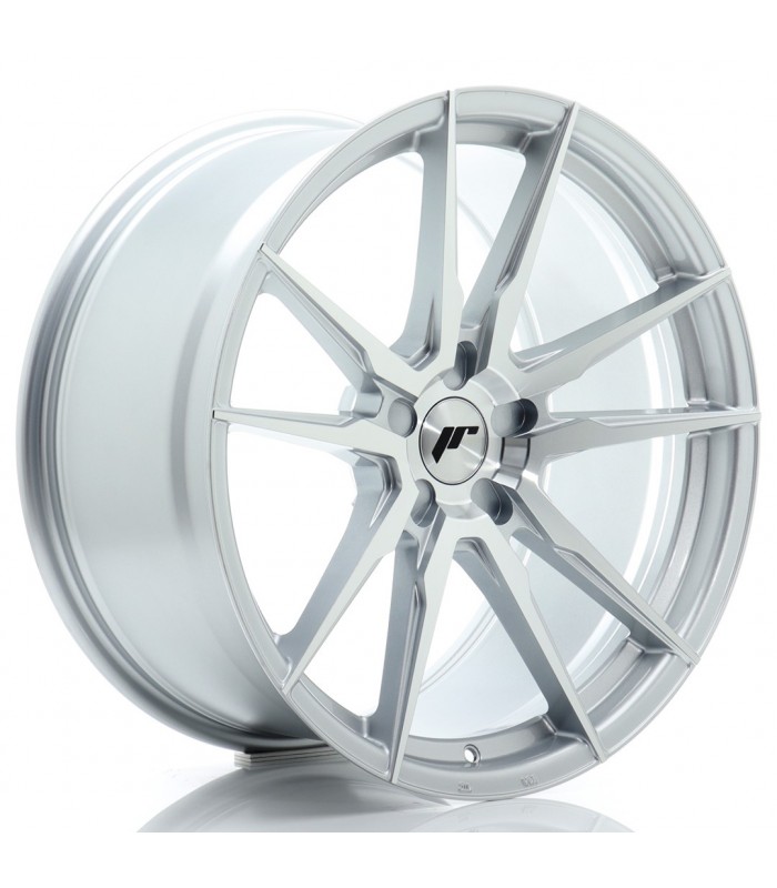 JR Wheels JR21 20x10 ET20-48 5H BLANK Silver Machined Face