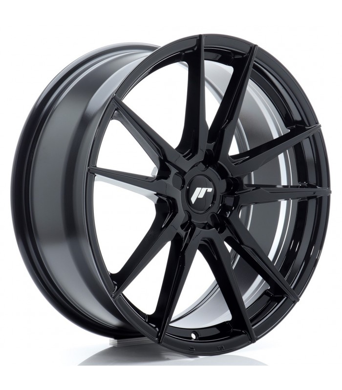 JR Wheels JR21 20x8 ET20-40 5H BLANK Glossy Black