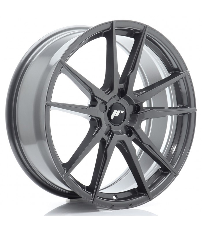 JR Wheels JR21 20x8 ET20-40 5H BLANK Hyper Gray