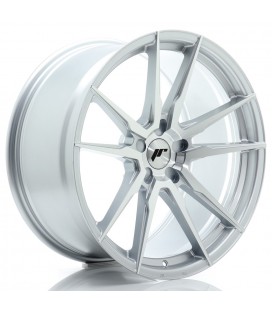 JR Wheels JR21 20x9 ET20-35 5H BLANK Silver Machined Face