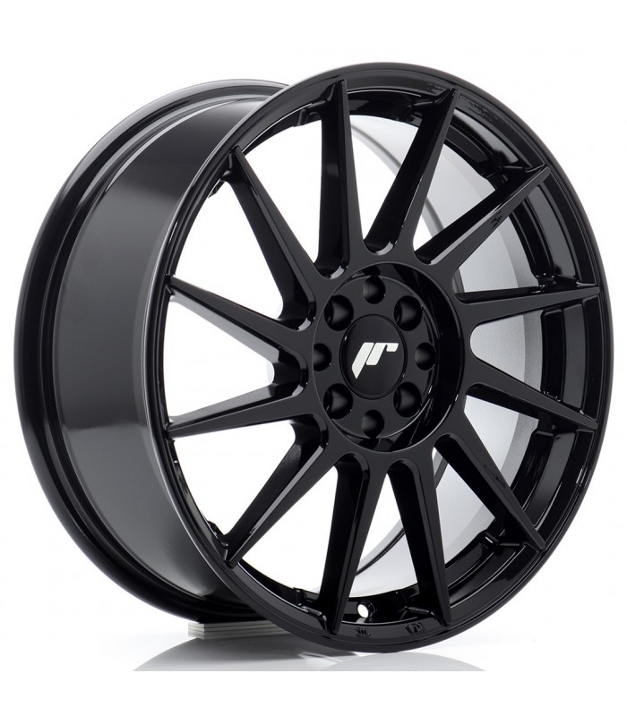 JR Wheels JR22 17x7 ET40 5x100/114 Glossy Black