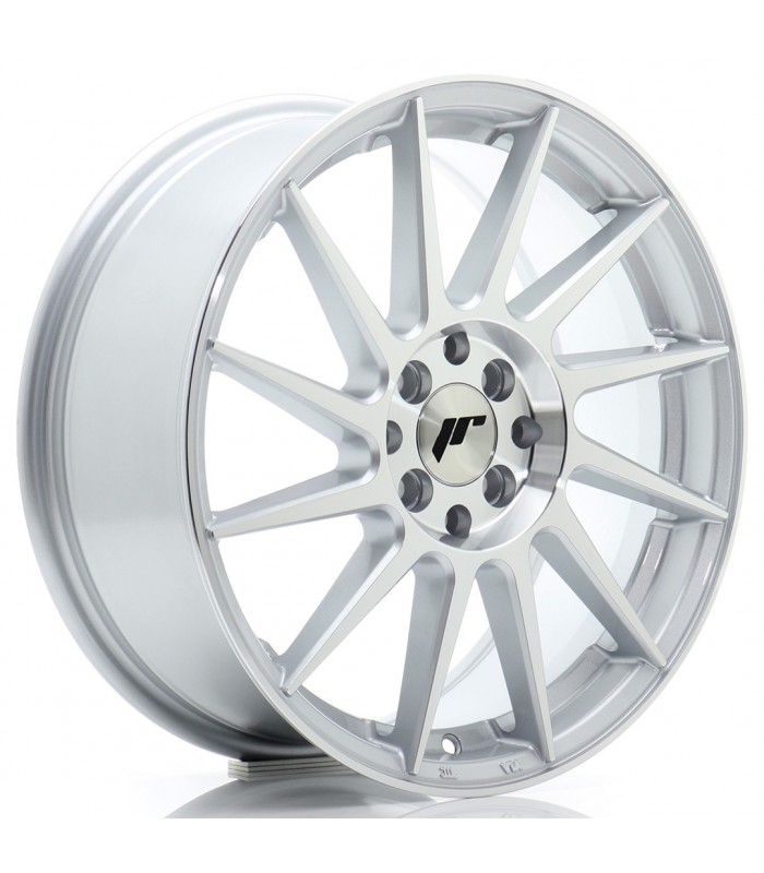 JR Wheels JR22 17x7 ET40 5x100/114 Silver Machined Face
