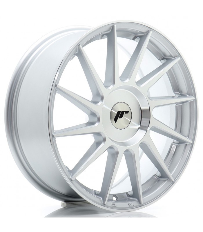 JR Wheels JR22 17x8 ET20-45 BLANK Silver Machined Face