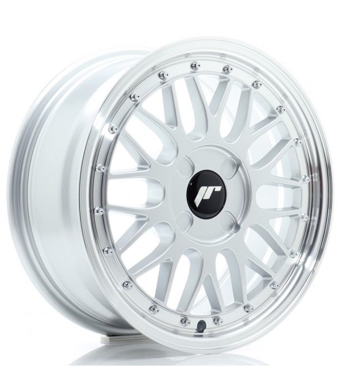 JR Wheels JR23 16x7 ET20-45 4H BLANK Hyper Silver w/Machined Lip