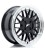 JR Wheels JR23 16x7 ET40 4x100 Gloss Black w/Machined Lip