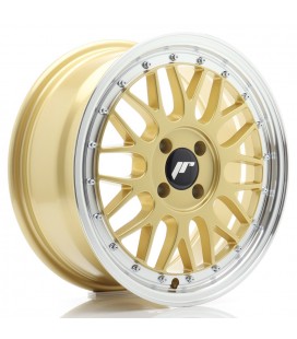JR Wheels JR23 16x7 ET40 4x100 Gold w/Machined Lip