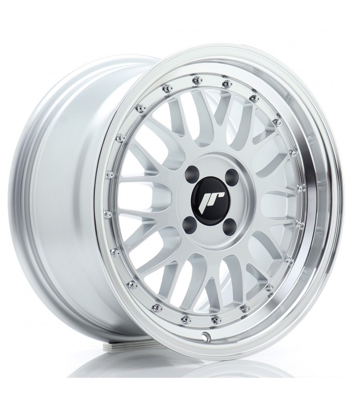 JR Wheels JR23 16x8 ET20 4x100 Hyper Silver w/Machined Lip