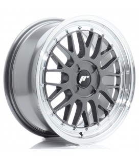 JR Wheels JR23 17x7,5 ET20-40 4H BLANK Hyper Gray w/Machined Lip