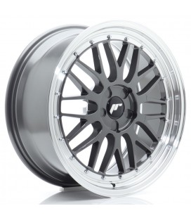 JR Wheels JR23 19x8 ET20-40 5H BLANK Hyper Gray w/Machined Lip