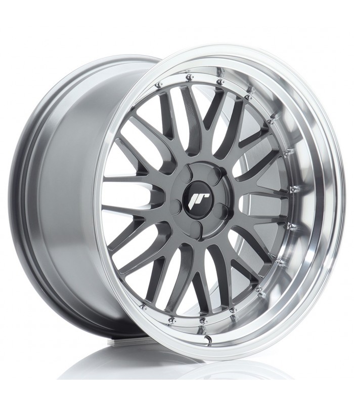 JR Wheels JR23 20x10,5 ET15-25 5H BLANK Hyper Gray w/Machined Lip