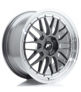 JR Wheels JR23 20x9 ET20-51 5H BLANK Hyper Gray w/Machined Lip
