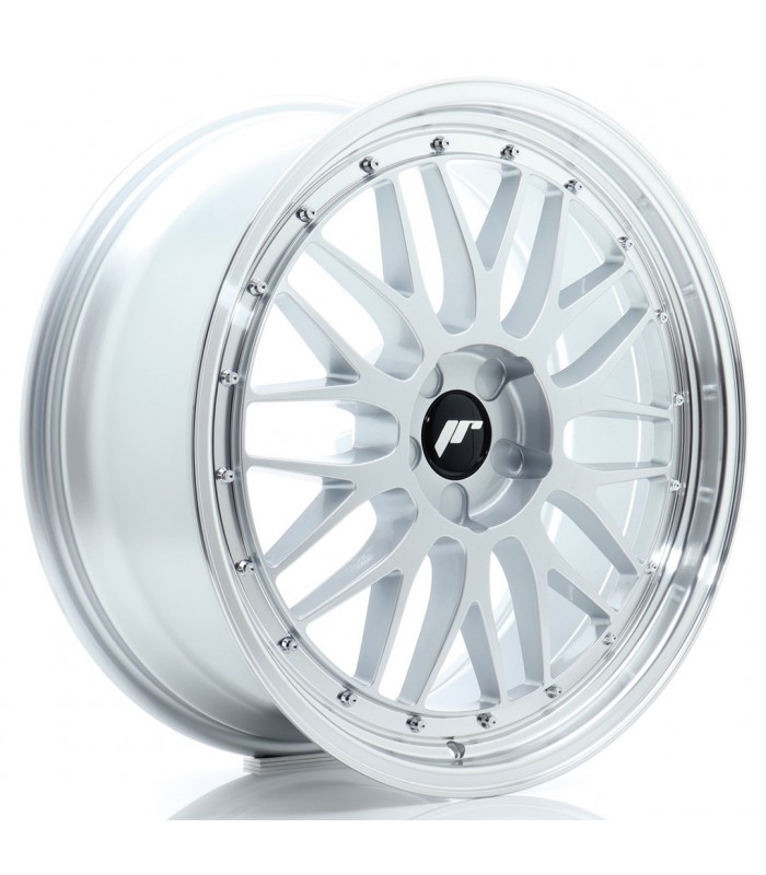 JR Wheels JR23 20x9 ET20-51 5H BLANK Hyper Silver w/Machined Lip