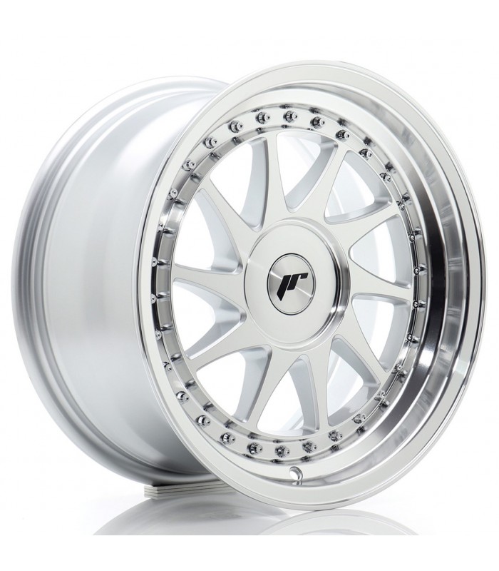 JR Wheels JR26 16x8 ET10-30 BLANK Silver Machined Face