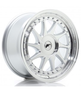 JR Wheels JR26 17x8 ET20-35 BLANK Silver Machined Face