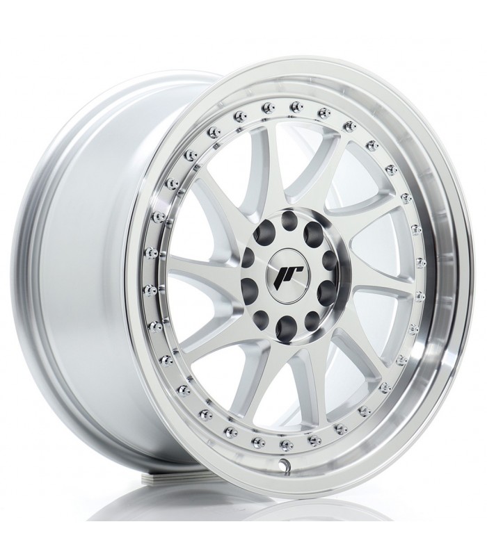 JR Wheels JR26 17x8 ET25 5x114/120 Silver Machined Face
