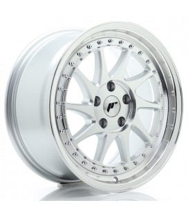 JR Wheels JR26 17x8 ET35 5x112 Silver Machined Face