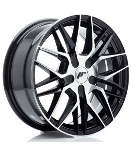 JR Wheels JR28 16x7 ET20-40 BLANK Gloss Black Machined Face
