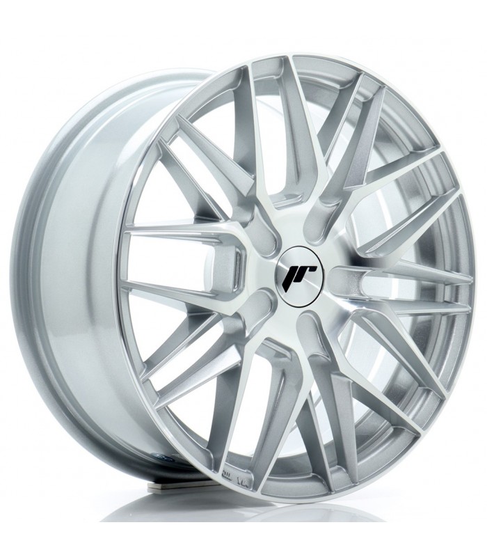 JR Wheels JR28 16x7 ET20-40 BLANK Silver Machined Face