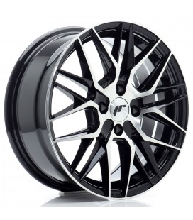 JR Wheels JR28 16x7 ET40 4x100 Gloss Black Machined Face