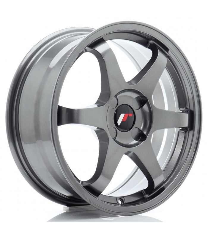 JR Wheels JR3 17x7 ET20-42 4H BLANK Gun Metal