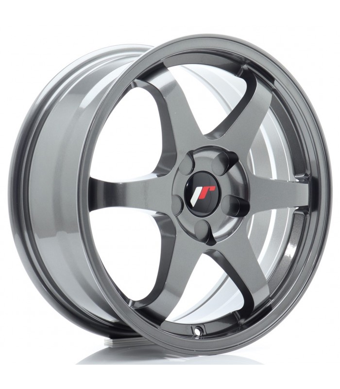 JR Wheels JR3 17x7 ET20-42 5H BLANK Gun Metal