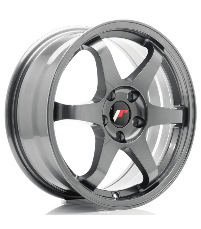 JR Wheels JR3 17x7 ET40 5x100 Gun Metal