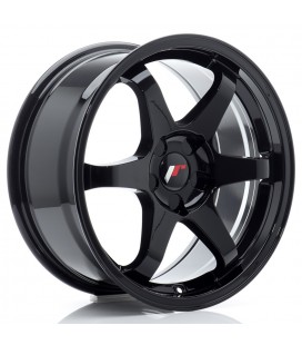 JR Wheels JR3 17x8 ET20-35 5H BLANK Gloss Black