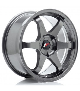 JR Wheels JR3 17x8 ET20-35 5H BLANK Gun Metal