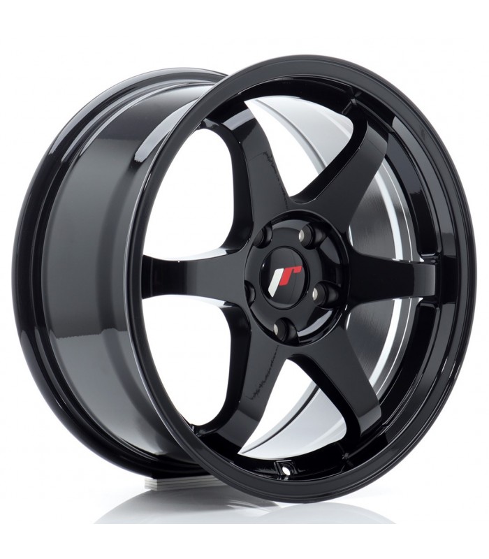 JR Wheels JR3 17x8 ET35 4x100 Gloss Black