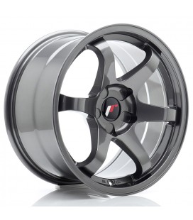 JR Wheels JR3 17x9 ET20-35 5H BLANK Gun Metal