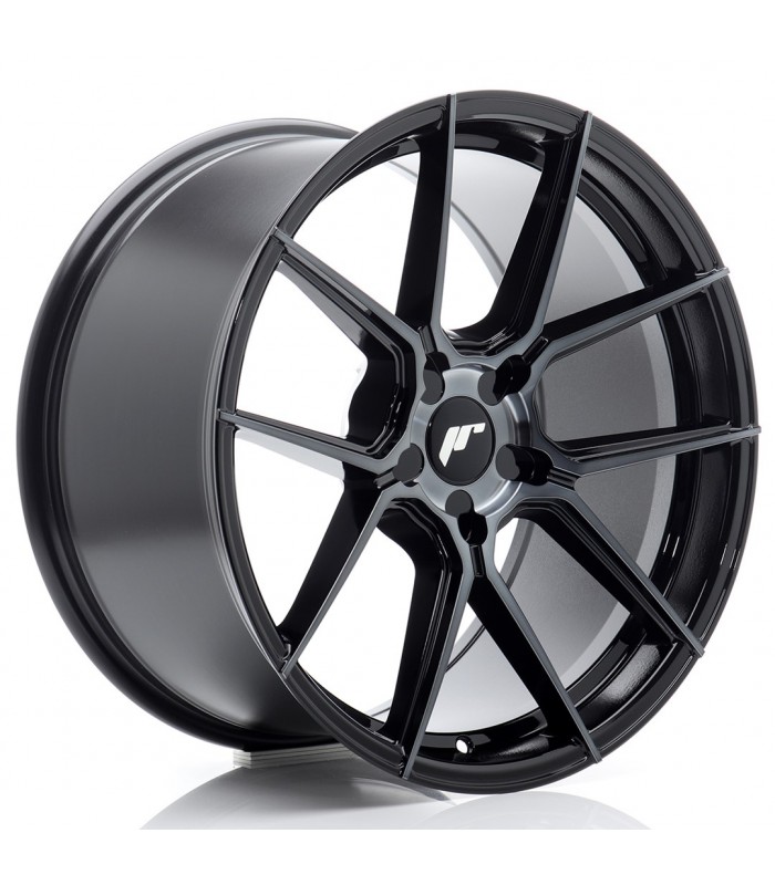 JR Wheels JR30 19x9 ET20-40 5H BLANK Black Machined w/Tinted Face