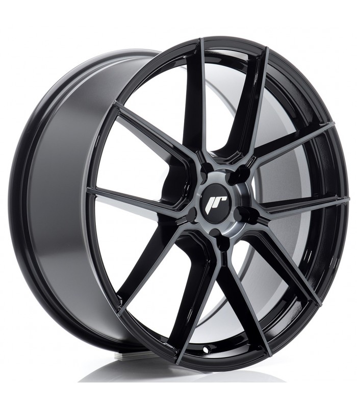 JR Wheels JR30 20x8 ET20-40 5H BLANK Black Machined w/Tinted Face
