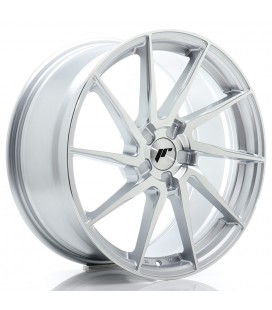 JR Wheels JR36 19x8 ET20-40 5H BLANK Silver Machined Face