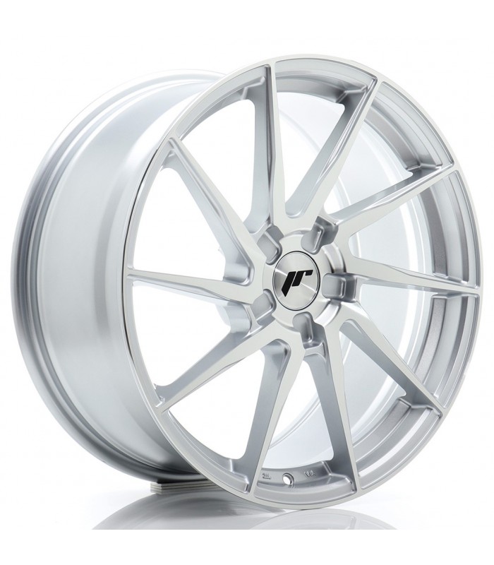JR Wheels JR36 19x8 ET20-40 5H BLANK Silver Machined Face