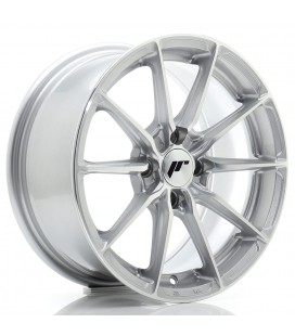 JR Wheels JR37 15x7 ET38 4x100 Silver Machined Face