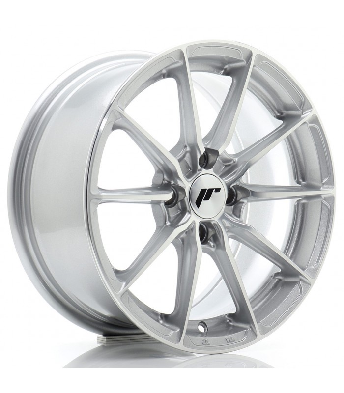 JR Wheels JR37 15x7 ET38 4x100 Silver Machined Face