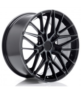 JR Wheels JR38 18x9 ET20-45 5H BLANK Black Machined w/Tinted Face